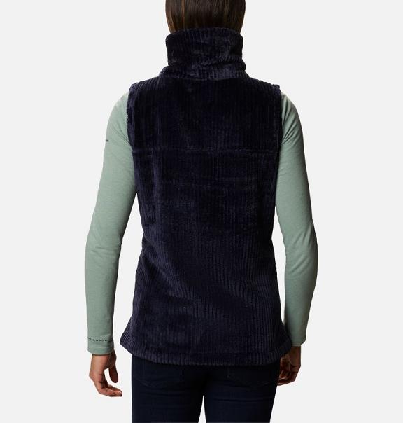 Columbia Fireside Sherpa Vest Blue For Women's NZ38962 New Zealand